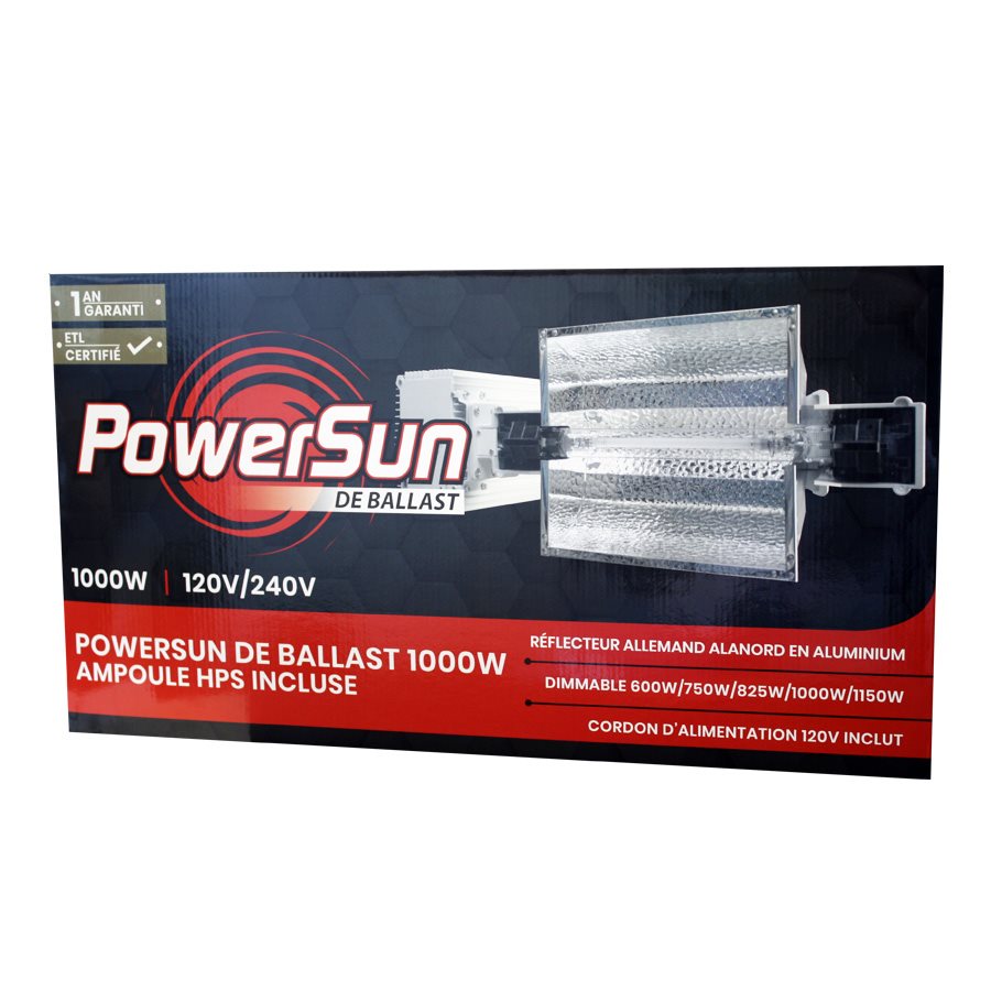 Ensemble ballast 1000W 120/240V + amp.HPS