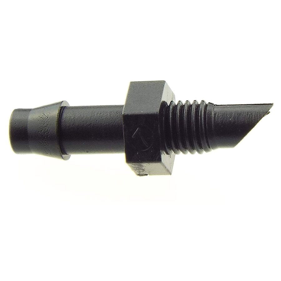 Adaptateur 1/8'' barlon/fil pour micro tube (100/pqt)