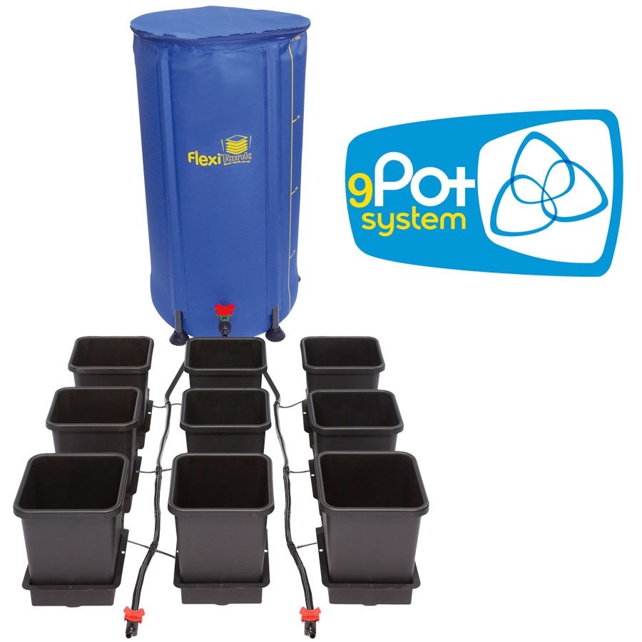 Ensemble 9 pots avec réservoir Flexitank 100L inclus