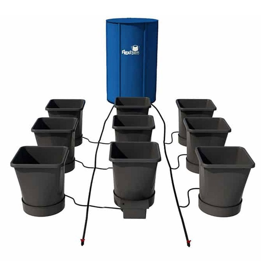 Ensemble 9 pots XL avec réservoir Flexitank 100L inclus