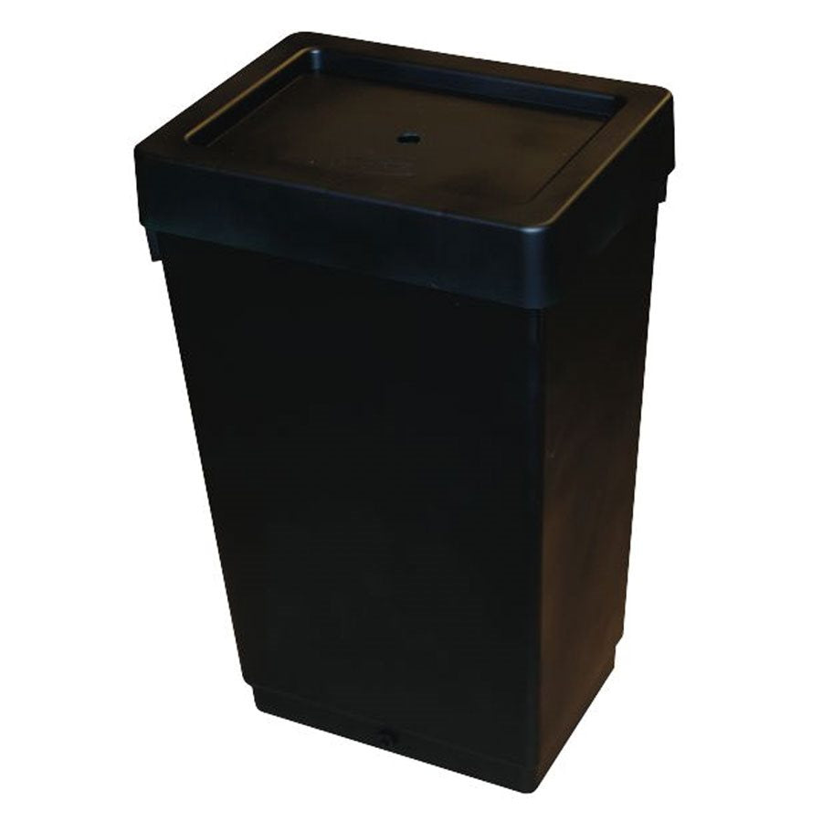 Réservoir noir rigide 47L avec couvercle et grommet 6mm